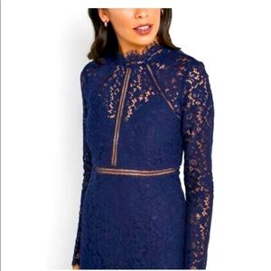 NWT Bardot Navy Lace Dress